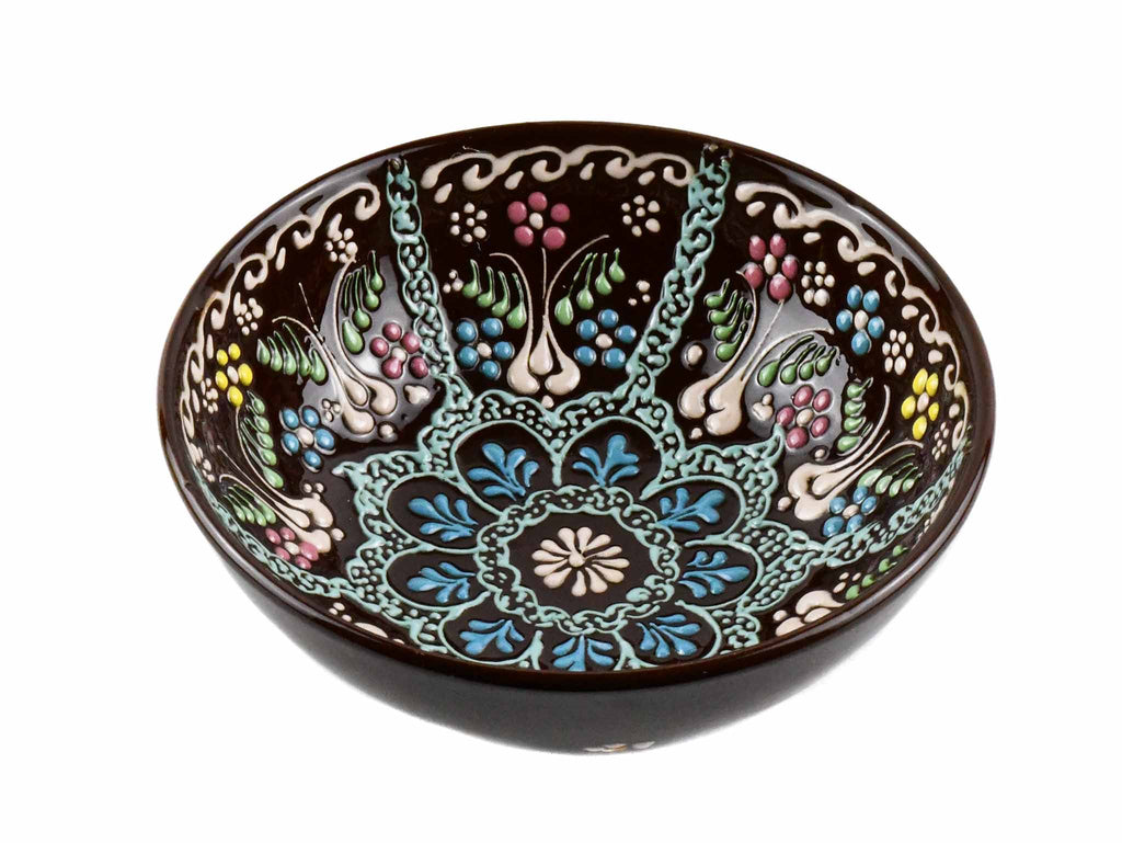 15 cm Turkish Bowls Dantel Collection Brown Ceramic Sydney Grand Bazaar 1 