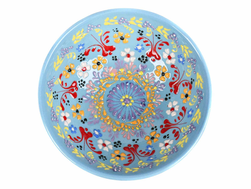 15 cm Turkish Bowls Dantel Collection Light Blue Ceramic Sydney Grand Bazaar 3 