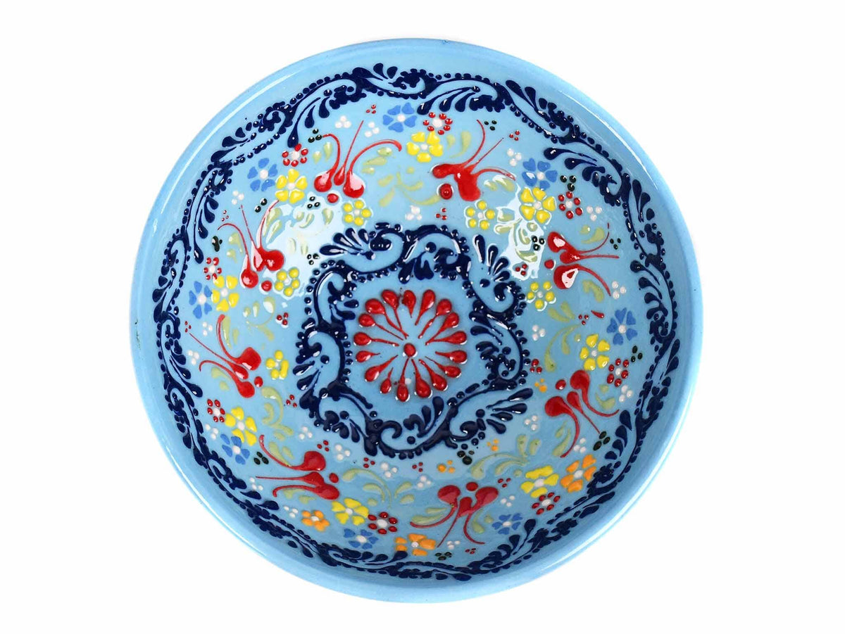 15 cm Turkish Bowls Dantel Collection Light Blue Ceramic Sydney Grand Bazaar 5 