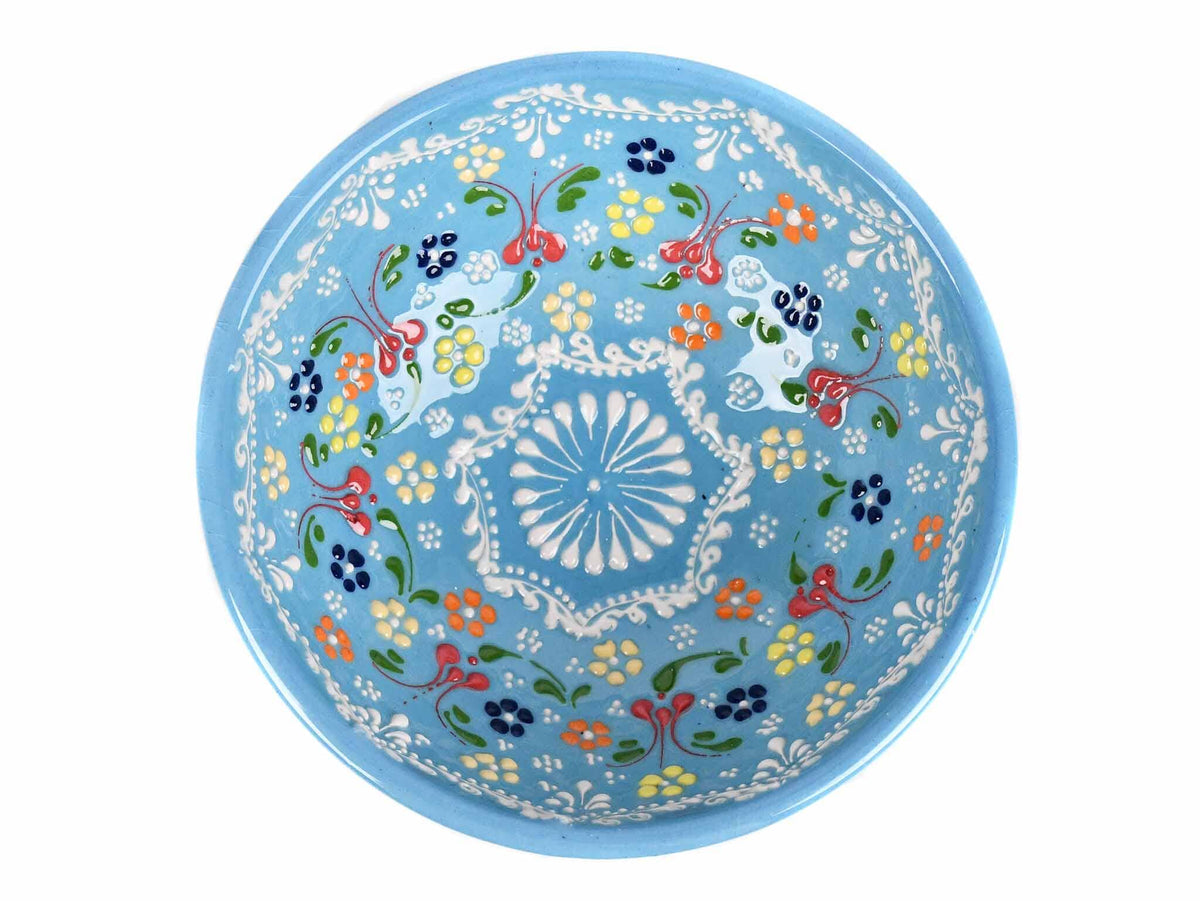 15 cm Turkish Bowls Dantel Collection Light Blue Ceramic Sydney Grand Bazaar 1 