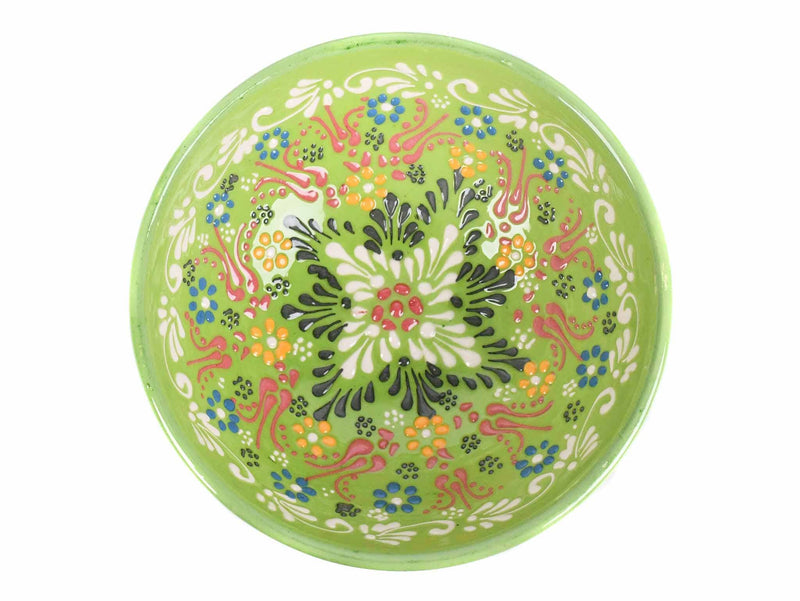 15 cm Turkish Bowls Dantel Collection Light Green Ceramic Sydney Grand Bazaar 4 