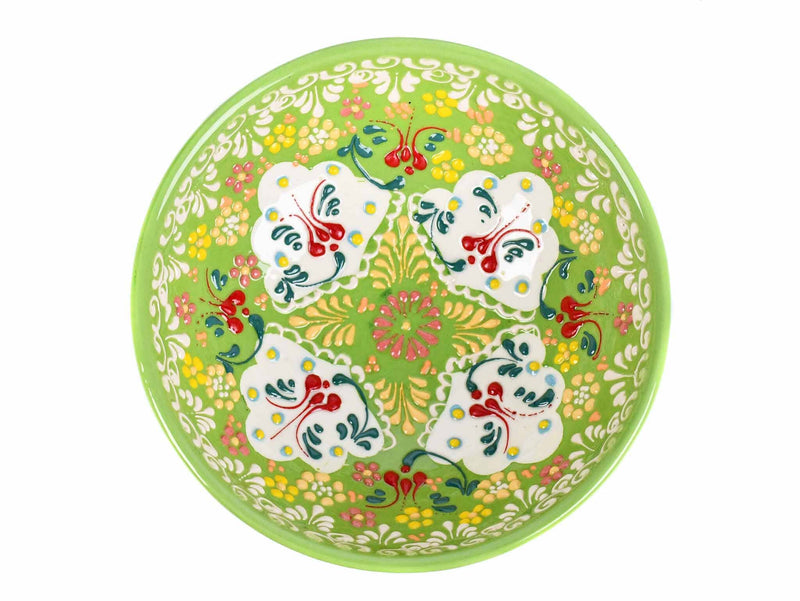15 cm Turkish Bowls Dantel Collection Light Green Ceramic Sydney Grand Bazaar 5 
