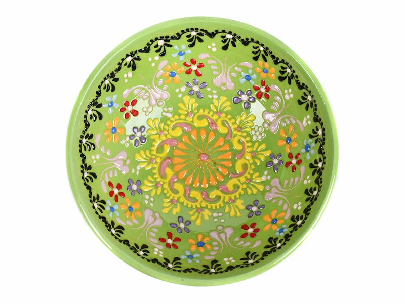 15 cm Turkish Bowls Dantel Collection Light Green Ceramic Sydney Grand Bazaar 6 