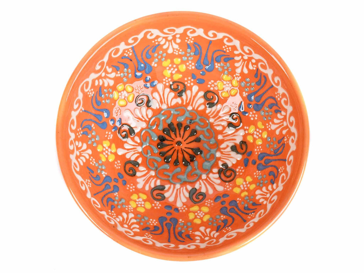15 cm Turkish Bowls Dantel Collection Orange Ceramic Sydney Grand Bazaar 4 