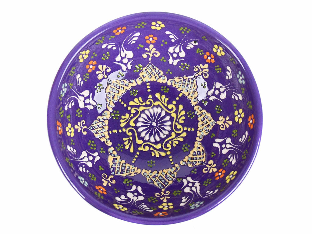 15 cm Turkish Bowls Dantel Collection Purple Ceramic Sydney Grand Bazaar 1 