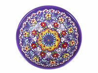 15 cm Turkish Bowls Dantel Collection Purple Ceramic Sydney Grand Bazaar 4 