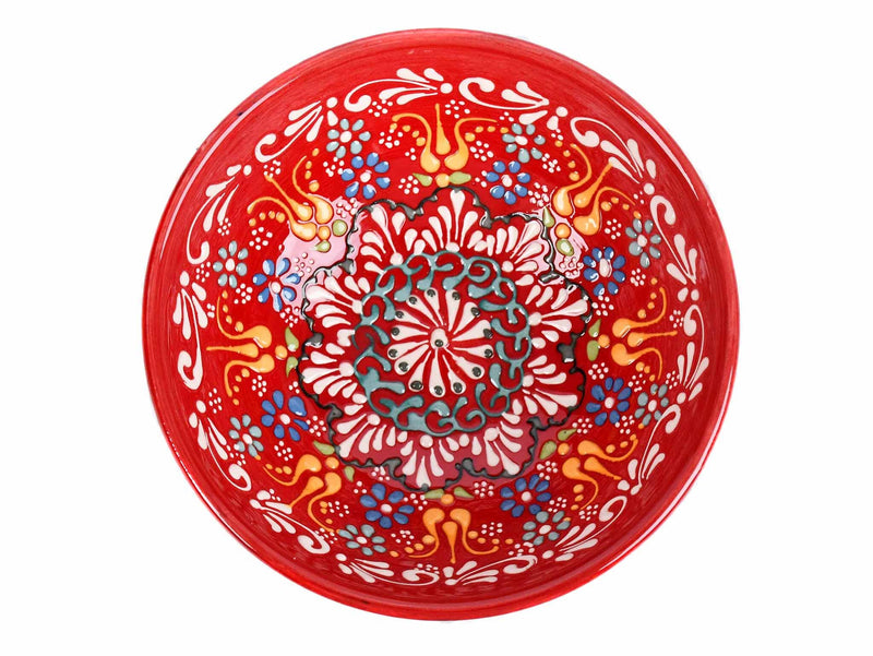 15 cm Turkish Bowls Dantel Collection Red Ceramic Sydney Grand Bazaar 2 
