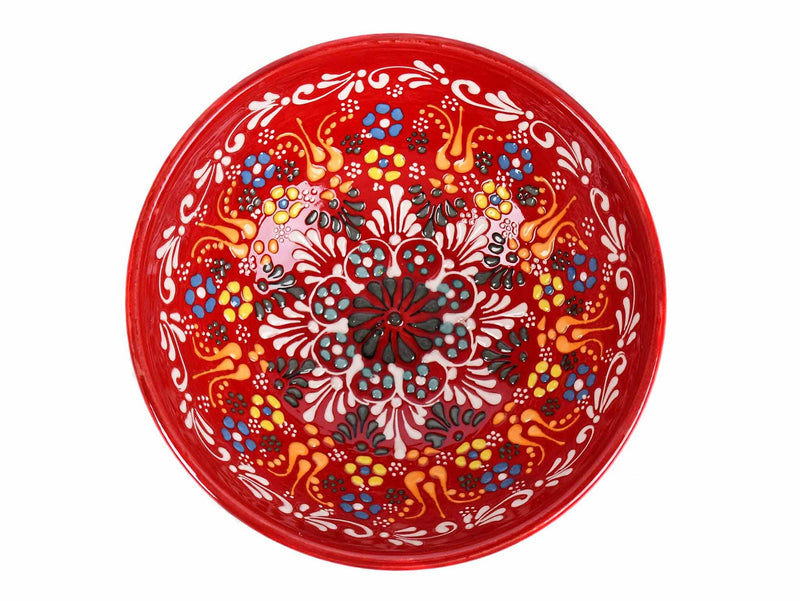 15 cm Turkish Bowls Dantel Collection Red Ceramic Sydney Grand Bazaar 6 