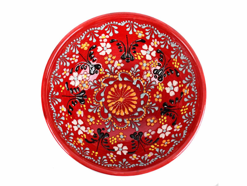 15 cm Turkish Bowls Dantel Collection Red Ceramic Sydney Grand Bazaar 1 