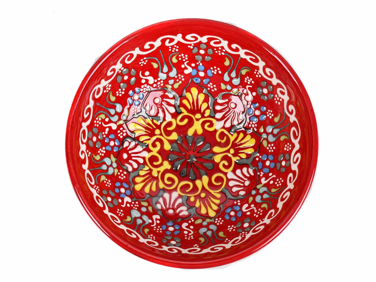 15 cm Turkish Bowls Dantel Collection Red Ceramic Sydney Grand Bazaar 5 