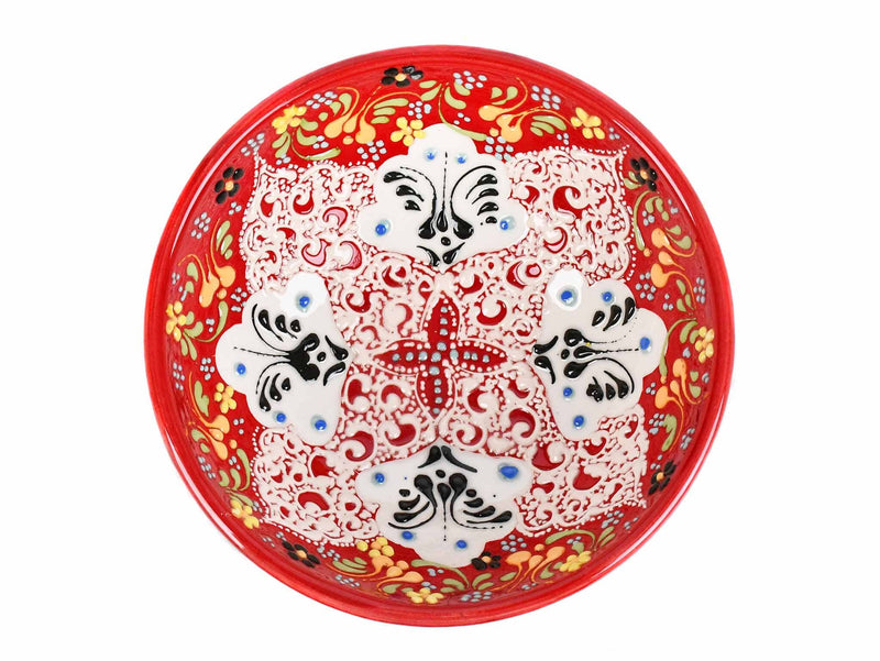 15 cm Turkish Bowls Dantel Collection Red Ceramic Sydney Grand Bazaar 3 