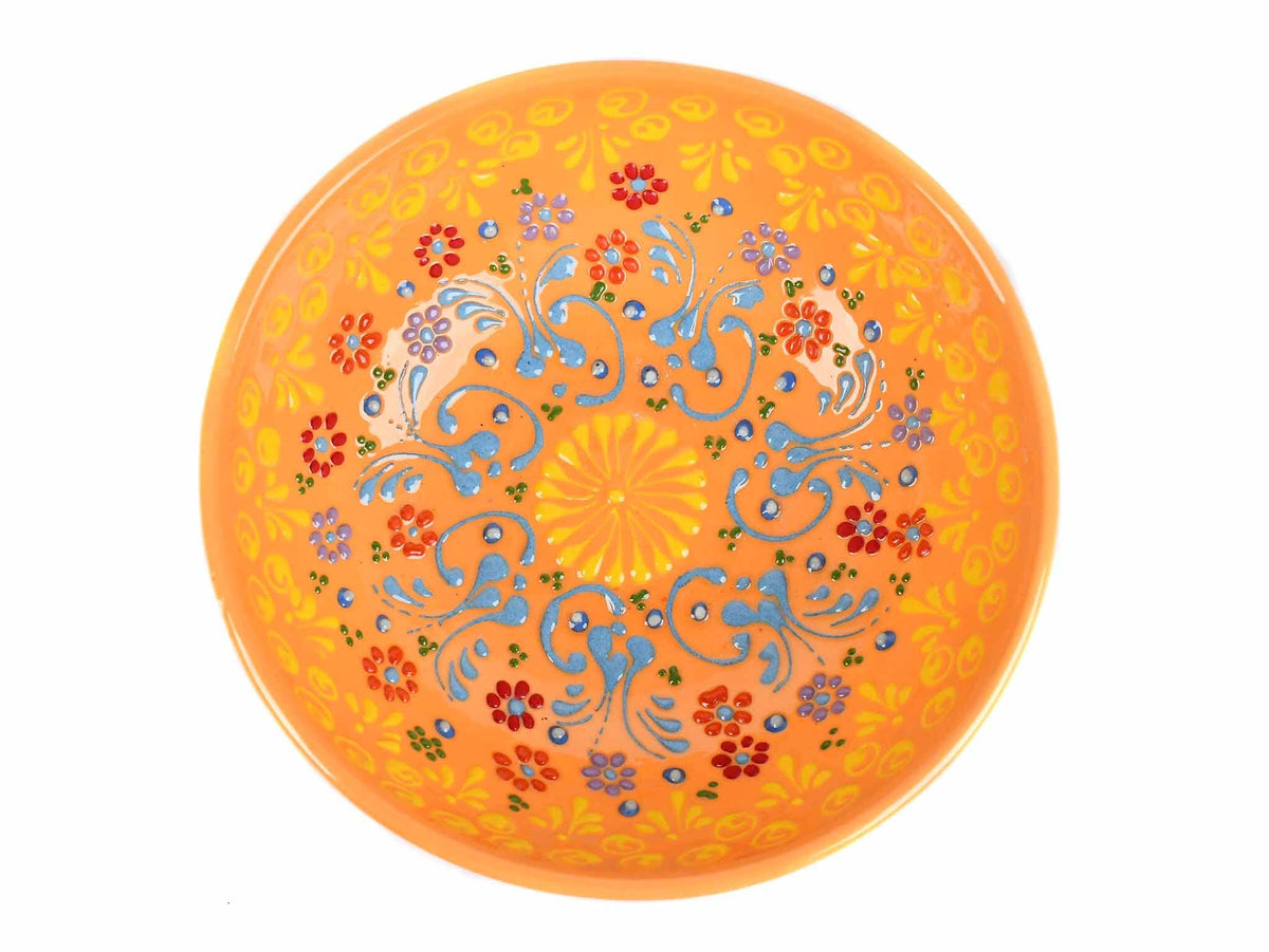 15 cm Turkish Bowls Dantel Collection Yellow Ceramic Sydney Grand Bazaar 1 
