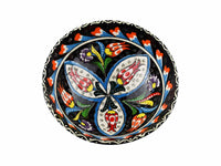 15 cm Turkish Bowls Flower Collection Black Ceramic Sydney Grand Bazaar 2 