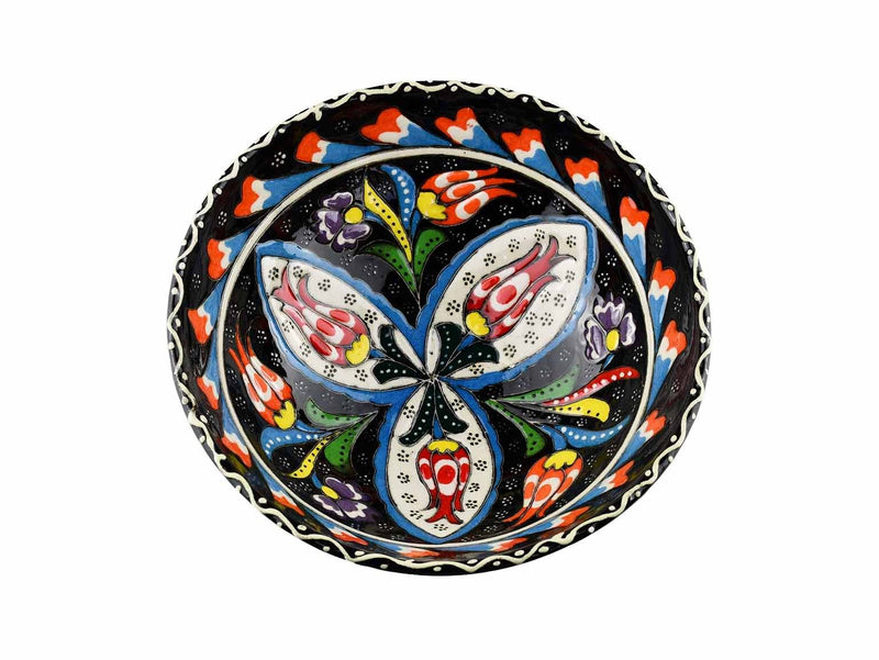 15 cm Turkish Bowls Flower Collection Black Ceramic Sydney Grand Bazaar 2 