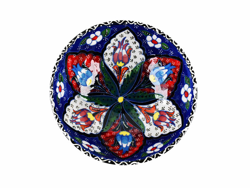 15 cm Turkish Bowls Flower Collection Blue Ceramic Sydney Grand Bazaar 7 
