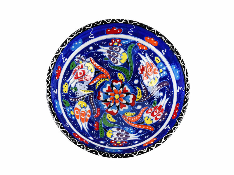 15 cm Turkish Bowls Flower Collection Blue Ceramic Sydney Grand Bazaar 15 