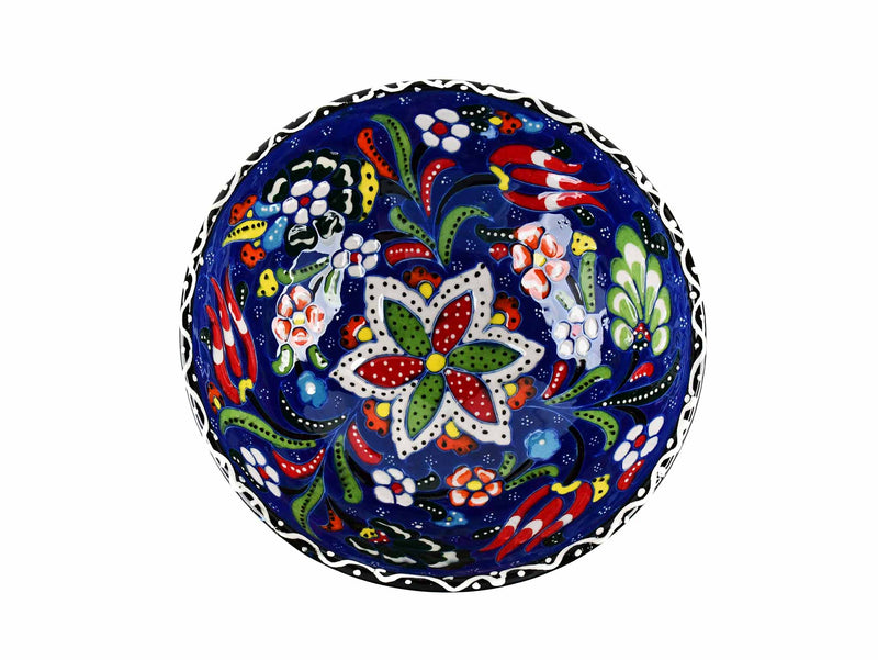 15 cm Turkish Bowls Flower Collection Blue Ceramic Sydney Grand Bazaar 18 