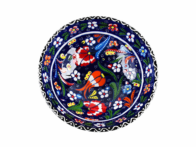 15 cm Turkish Bowls Flower Collection Blue Ceramic Sydney Grand Bazaar 16 