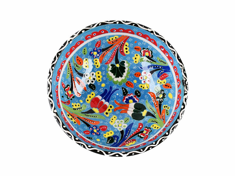 15 cm Turkish Bowls Flower Collection Light Blue Ceramic Sydney Grand Bazaar 3 