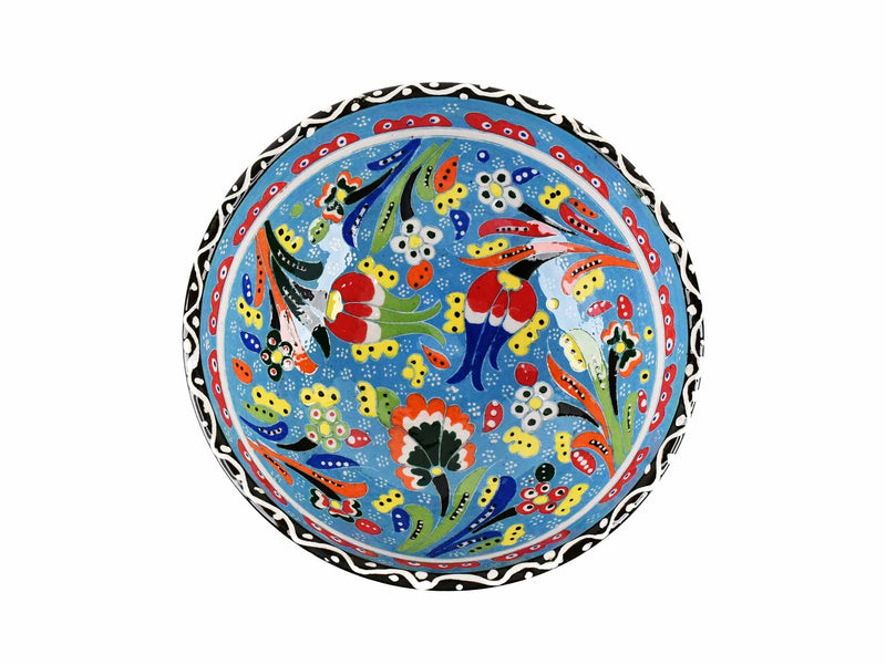 15 cm Turkish Bowls Flower Collection Light Blue Ceramic Sydney Grand Bazaar 5 