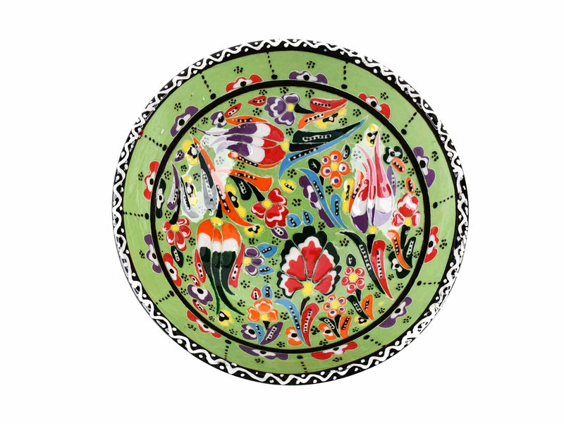 15 cm Turkish Bowls Flower Collection Light Green Ceramic Sydney Grand Bazaar 11 
