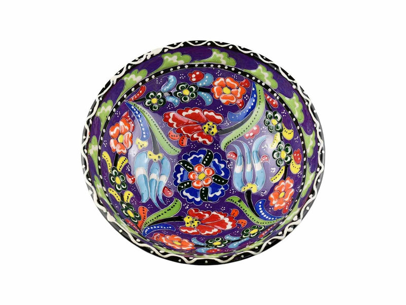 15 cm Turkish Bowls Flower Collection Purple Ceramic Sydney Grand Bazaar 7 