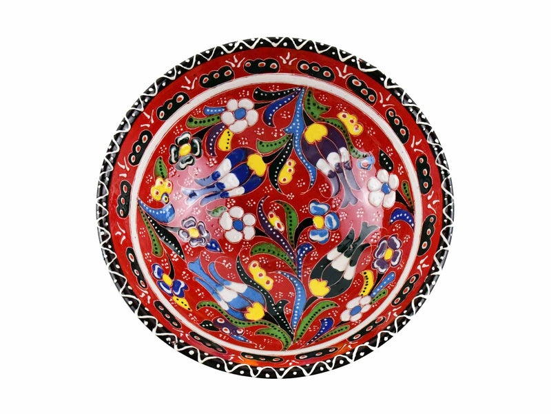 15 cm Turkish Bowls Flower Collection Red Ceramic Sydney Grand Bazaar 14 