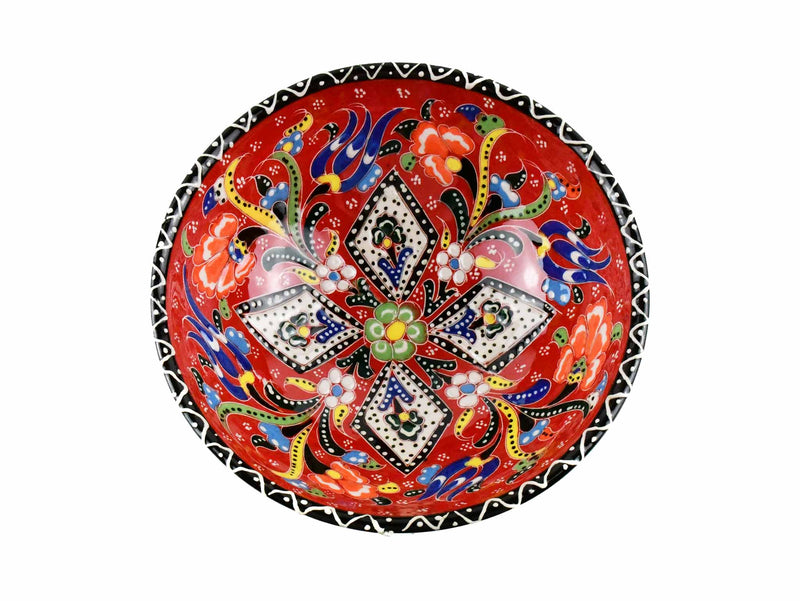 15 cm Turkish Bowls Flower Collection Red Ceramic Sydney Grand Bazaar 11 