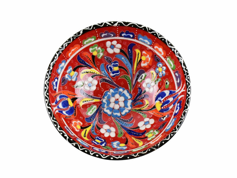 15 cm Turkish Bowls Flower Collection Red Ceramic Sydney Grand Bazaar 13 
