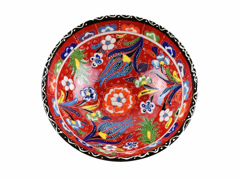 15 cm Turkish Bowls Flower Collection Red Ceramic Sydney Grand Bazaar 3 