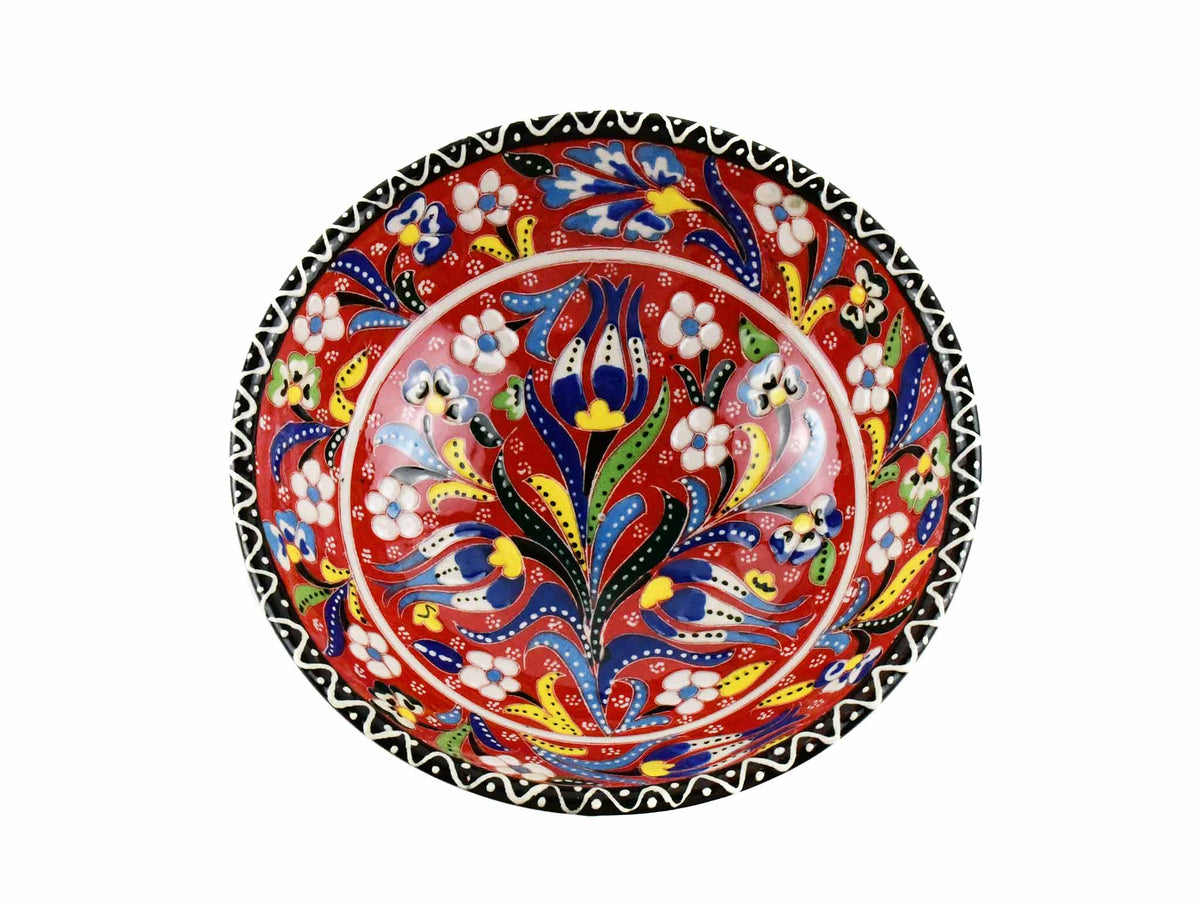 15 cm Turkish Bowls Flower Collection Red Ceramic Sydney Grand Bazaar 10 