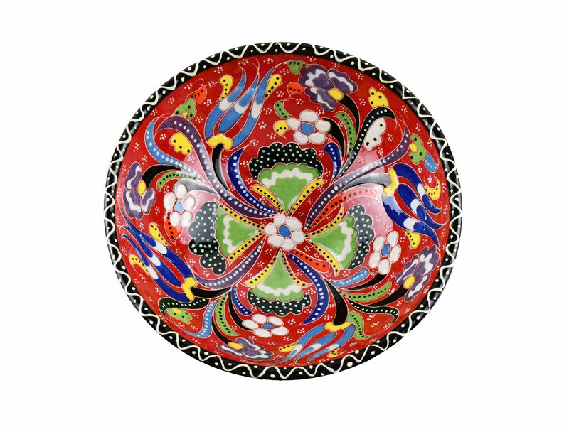15 cm Turkish Bowls Flower Collection Red Ceramic Sydney Grand Bazaar 9 