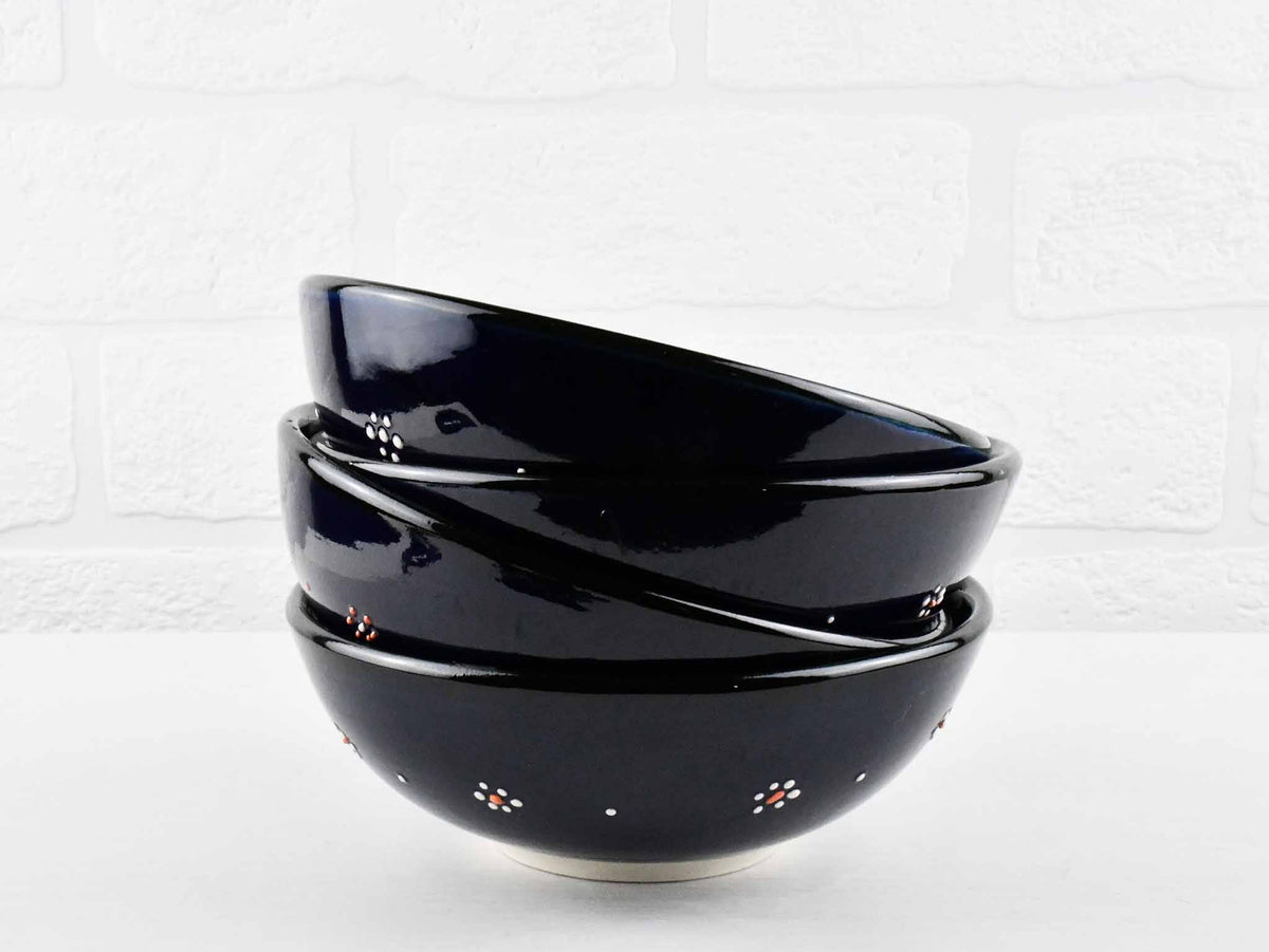 15 cm Turkish Bowls Millennium Collection Dark Blue Ceramic Sydney Grand Bazaar 