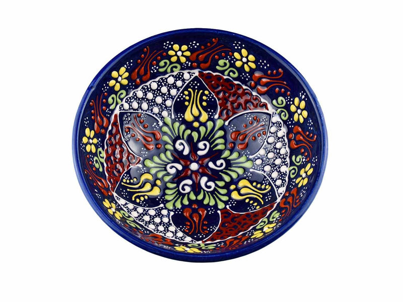15 cm Turkish Bowls New Dantel Collection Blue Ceramic Sydney Grand Bazaar 2 