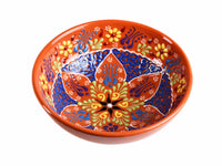 15 cm Turkish Bowls New Dantel Collection Orange Ceramic Sydney Grand Bazaar 