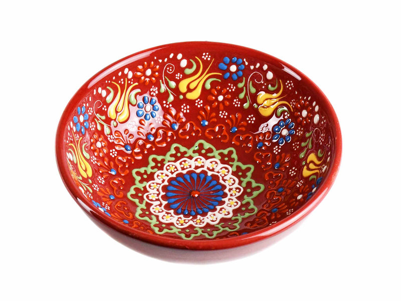 15 cm Turkish Bowls New Dantel Collection Red Ceramic Sydney Grand Bazaar 7 