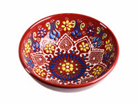 15 cm Turkish Bowls New Dantel Collection Red Ceramic Sydney Grand Bazaar 12 