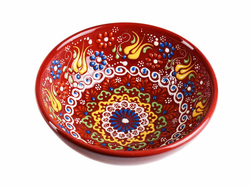 15 cm Turkish Bowls New Dantel Collection Red Ceramic Sydney Grand Bazaar 8 