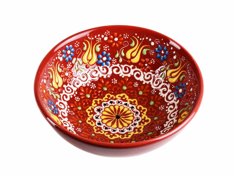 15 cm Turkish Bowls New Dantel Collection Red Ceramic Sydney Grand Bazaar 11 