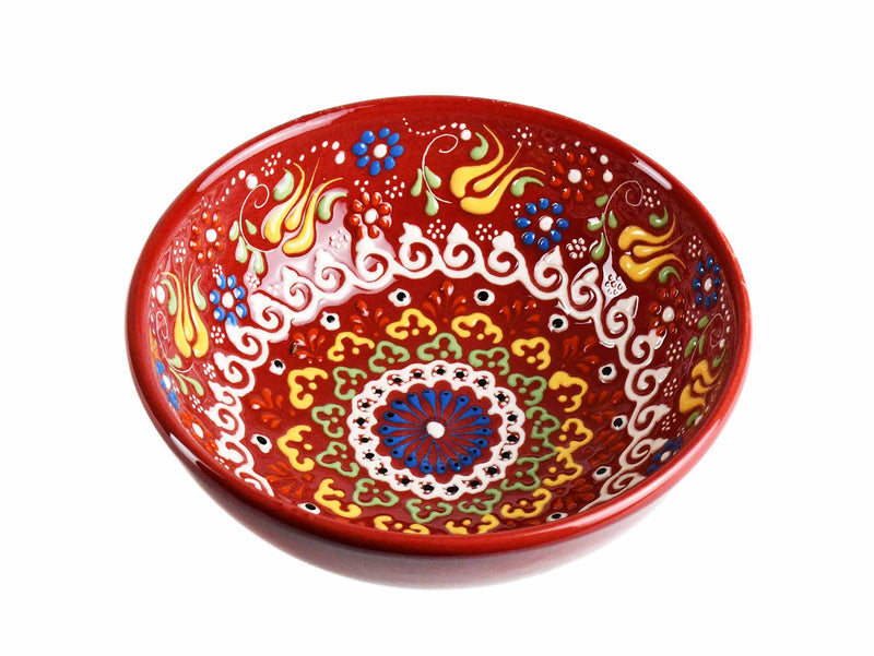 15 cm Turkish Bowls New Dantel Collection Red Ceramic Sydney Grand Bazaar 3 