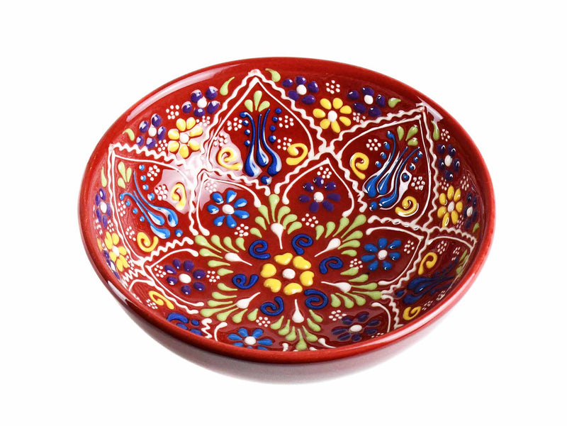 15 cm Turkish Bowls New Dantel Collection Red Ceramic Sydney Grand Bazaar 5 