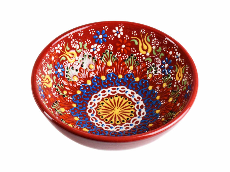 15 cm Turkish Bowls New Dantel Collection Red Ceramic Sydney Grand Bazaar 6 