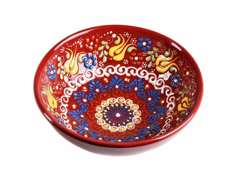 15 cm Turkish Bowls New Dantel Collection Red Ceramic Sydney Grand Bazaar 13 