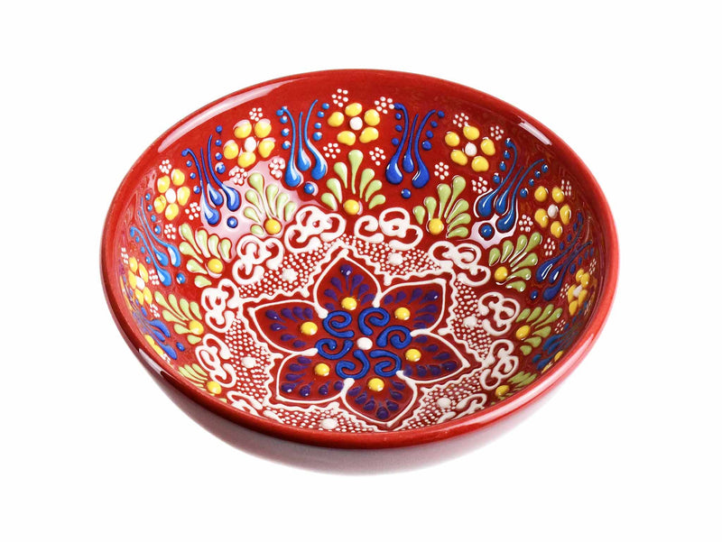 15 cm Turkish Bowls New Dantel Collection Red Ceramic Sydney Grand Bazaar 10 