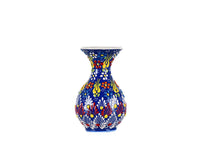 15 cm Turkish Ceramic Vase Dantel Blue Design 2 Ceramic Sydney Grand Bazaar Design 2 