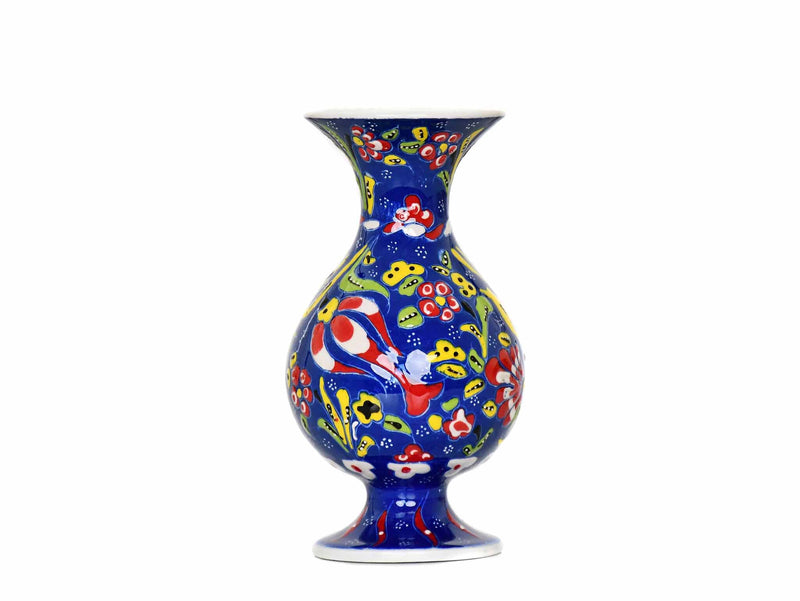 15 cm Turkish Ceramic Vase Flower Blue Design 1 Ceramic Sydney Grand Bazaar 