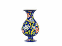15 cm Turkish Ceramic Vase Flower Blue Design 6 Ceramic Sydney Grand Bazaar 