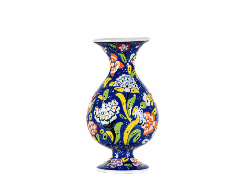 15 cm Turkish Ceramic Vase Flower Blue Design 6 Ceramic Sydney Grand Bazaar 