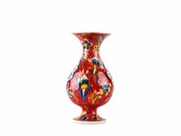 15 cm Turkish Vase Flower Red Design 1 Ceramic Sydney Grand Bazaar 