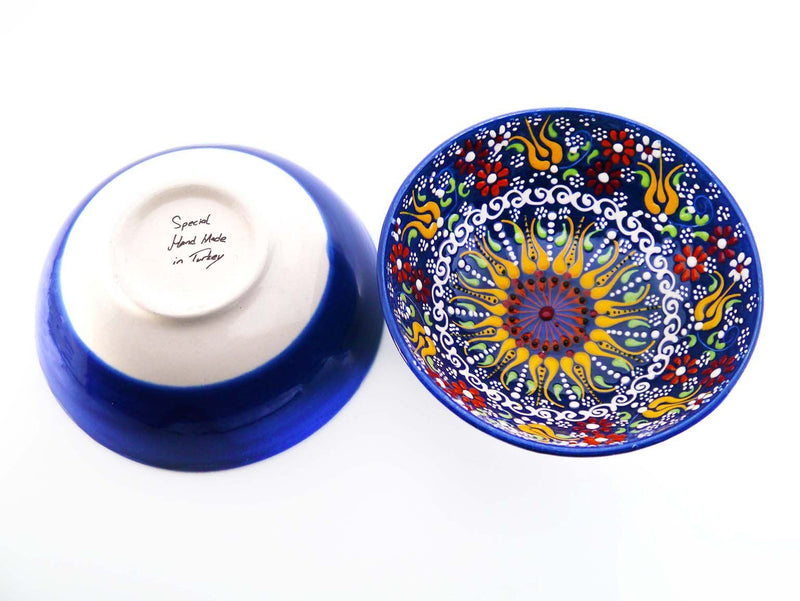 15 cm Turkish Bowls New Dantel Collection Blue